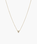 Mini Heart Pavé Diamond Necklace