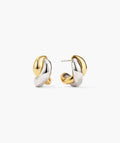 Brioche Mixed Metal Hoops