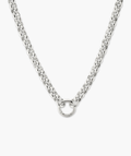 Bold Rolo Chain Charm Necklace