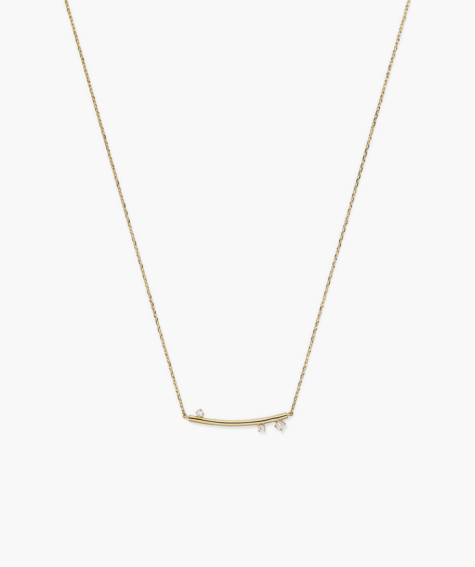 Celeste Lab Grown Diamond Horizon Necklace
