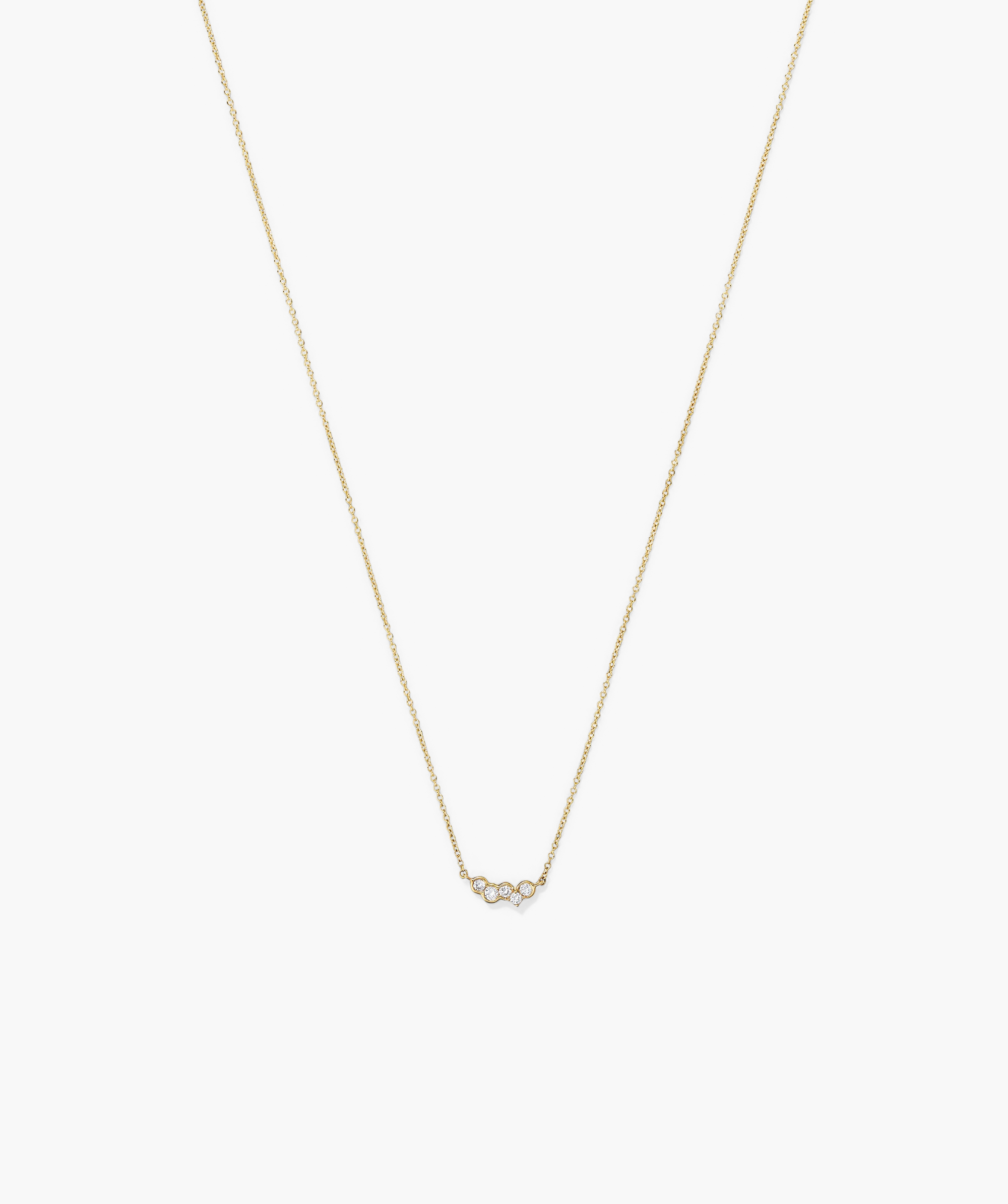 Celeste Lab Grown Diamond Cluster Necklace