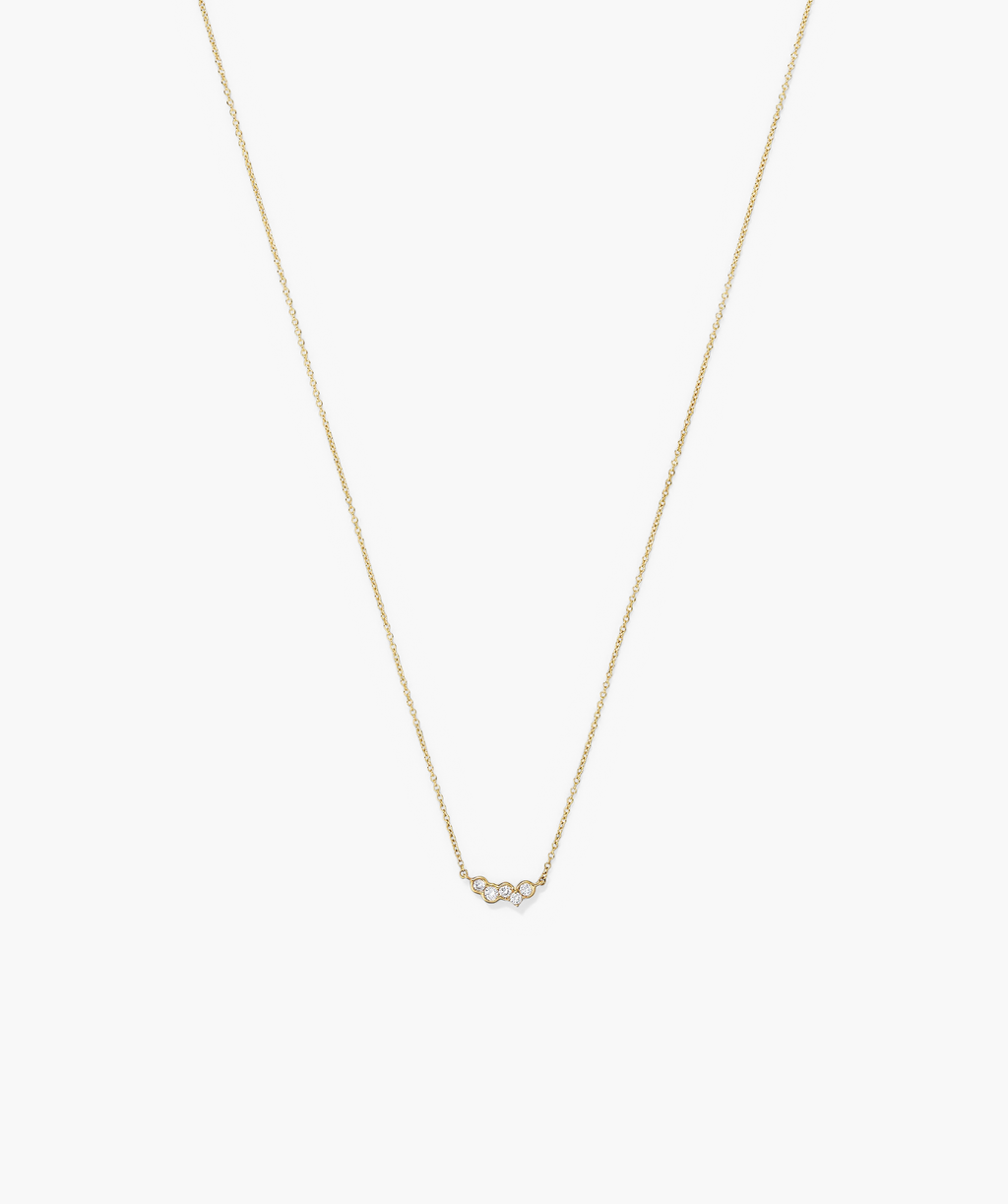 Celeste Lab Grown Diamond Cluster Necklace