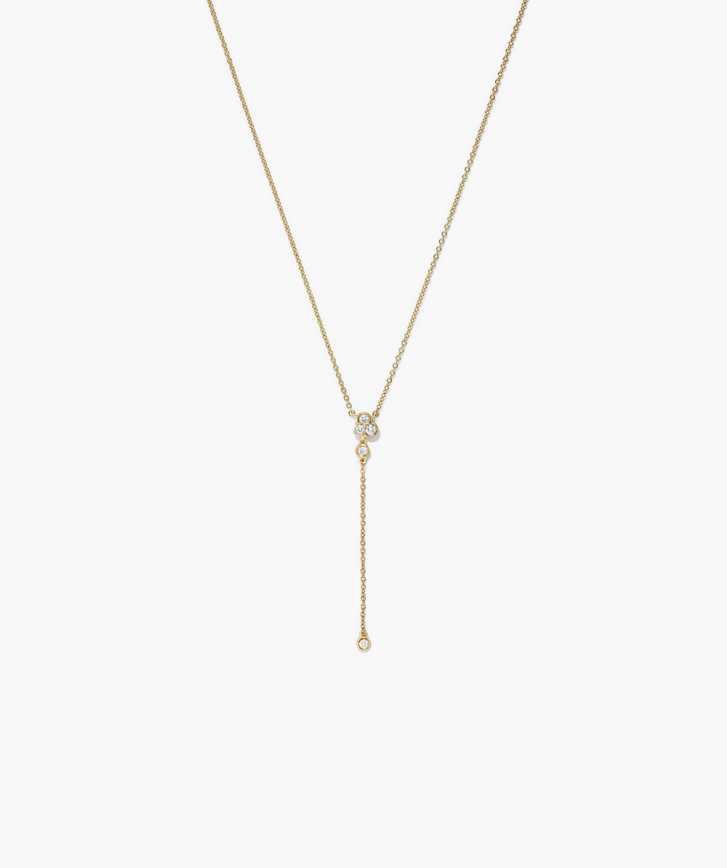 Celeste Lab Grown Diamond Lariat Necklace