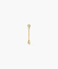 Single Celeste Lab Grown Diamond Chain Stud