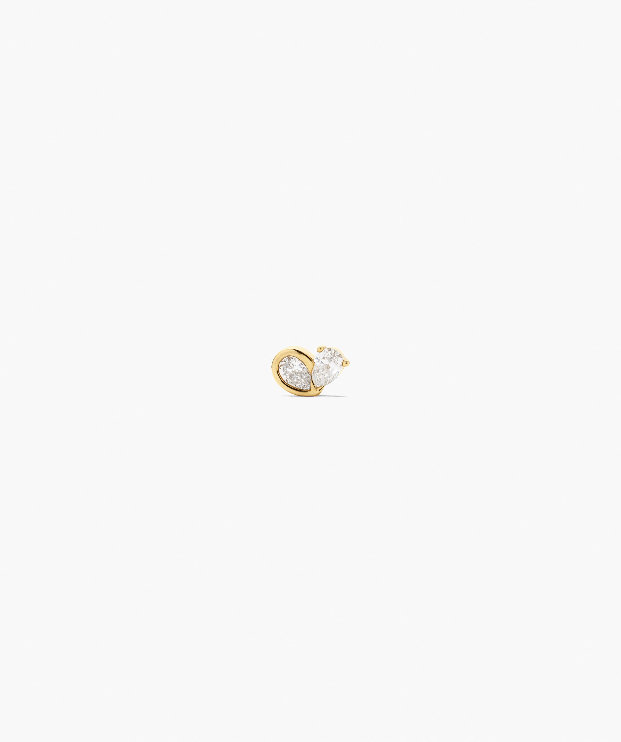 Piercing Studio - Two of Hearts Lab Grown Diamond Stud