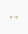 Mini Bezel Round Lab Grown Diamond Studs