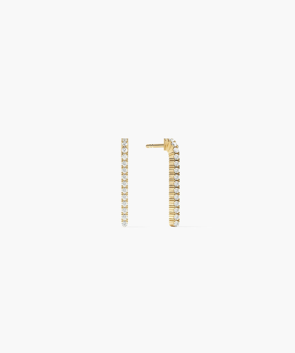 Drop Shot Tennis Earrings