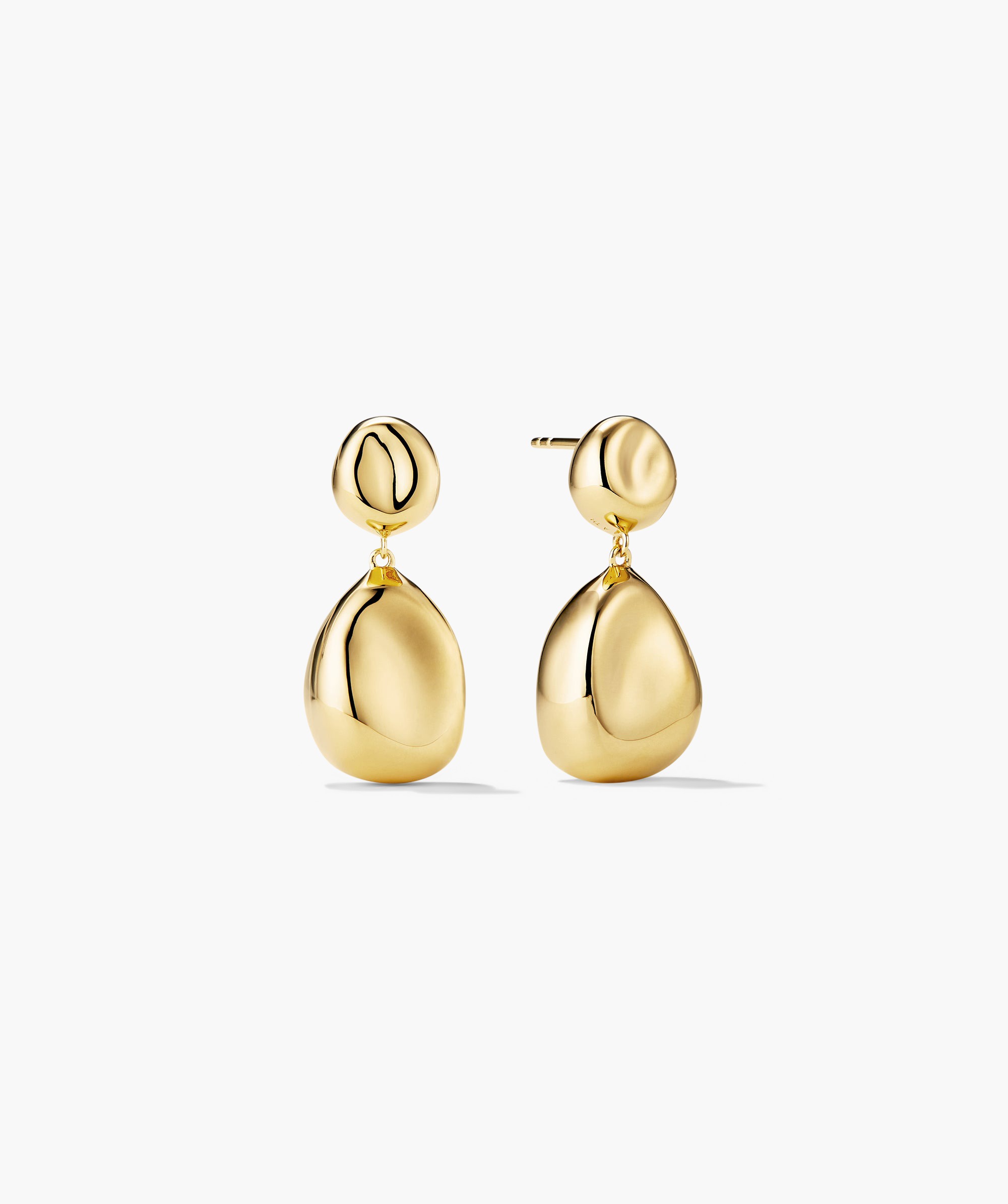 Organic Dôme Pebble Earrings