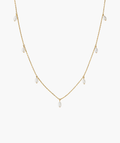 Tiny Pearl Station Necklace