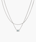Layered Baguette Necklace