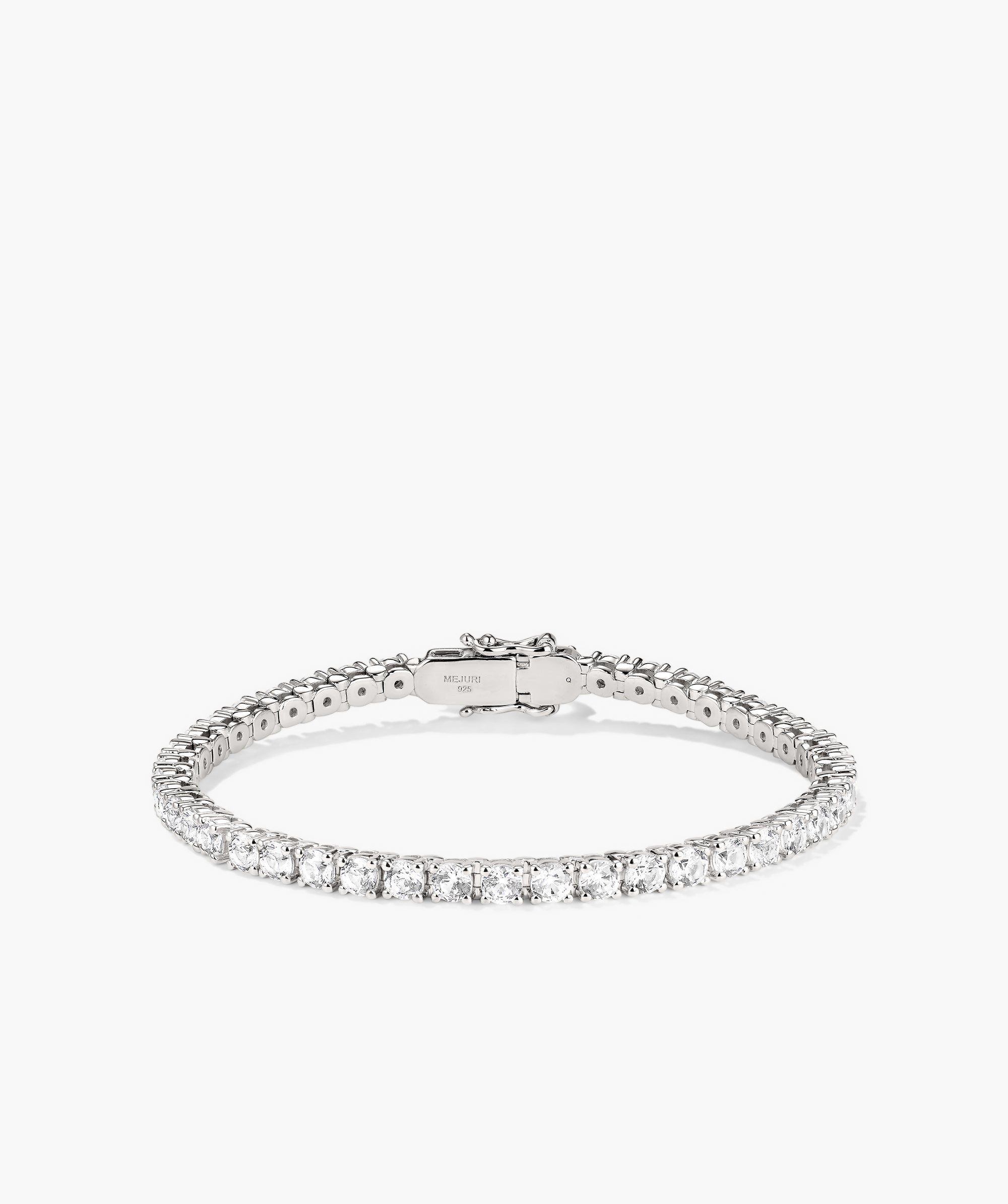 Lab Grown Sapphire Tennis Bracelet