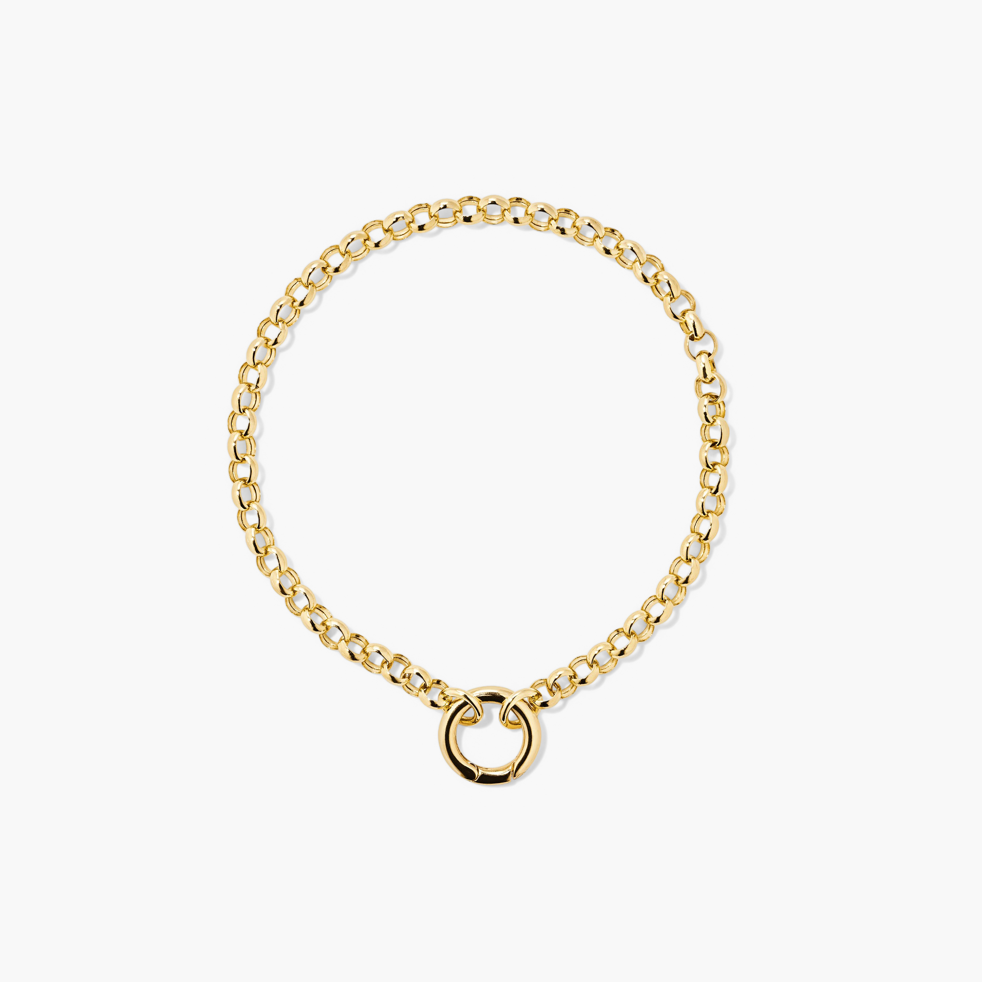 Rolo Chain Charm Bracelet