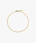 Enamel Spheres Anklet