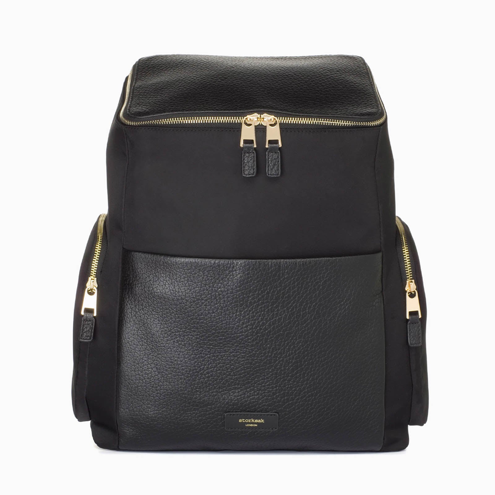Storksak Alyssa Changing Bag - Black & Gold