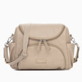 Babymel Lenni Vegan Leather Compact Changing Bag - Oat