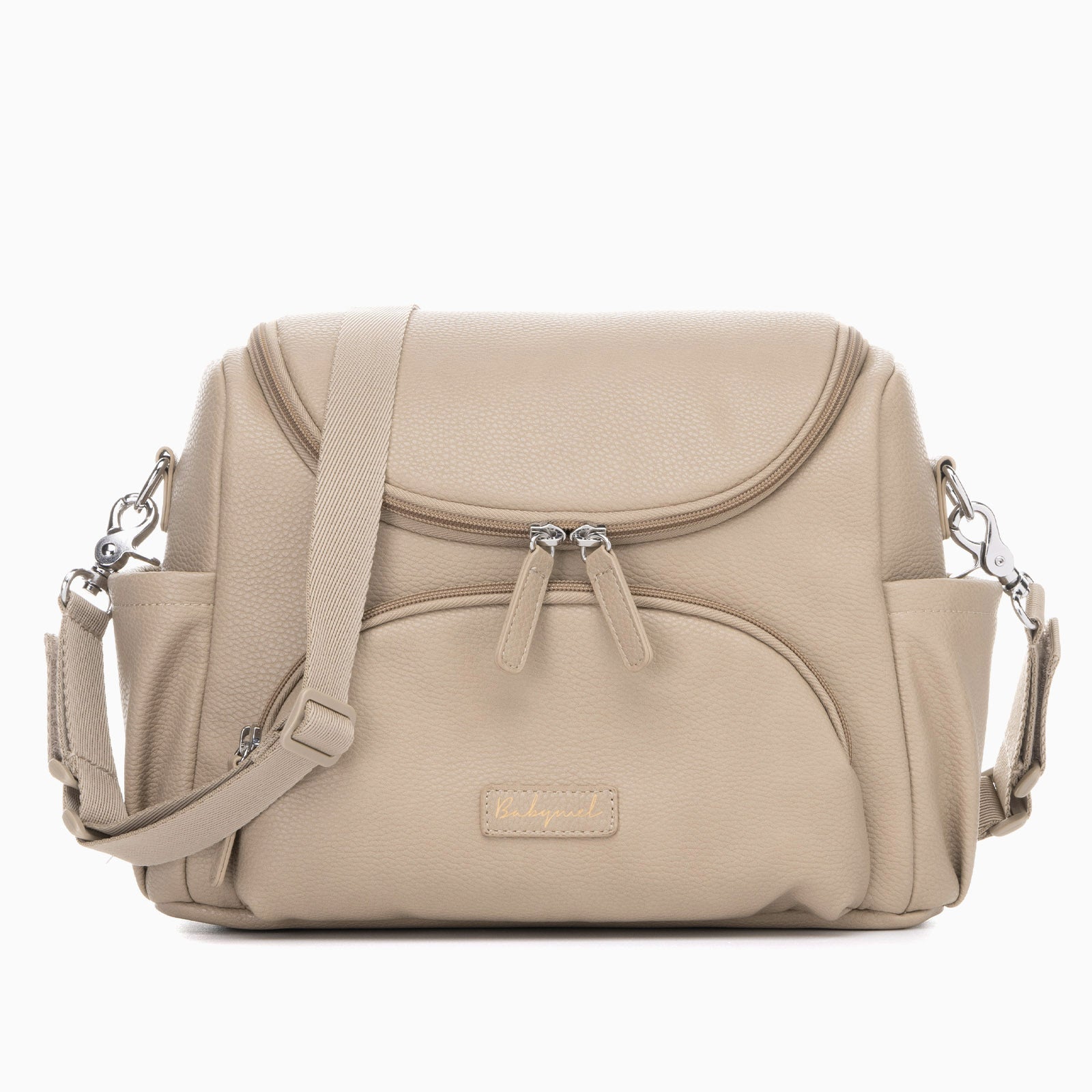 Babymel Lenni Vegan Leather Compact Changing Bag - Oat
