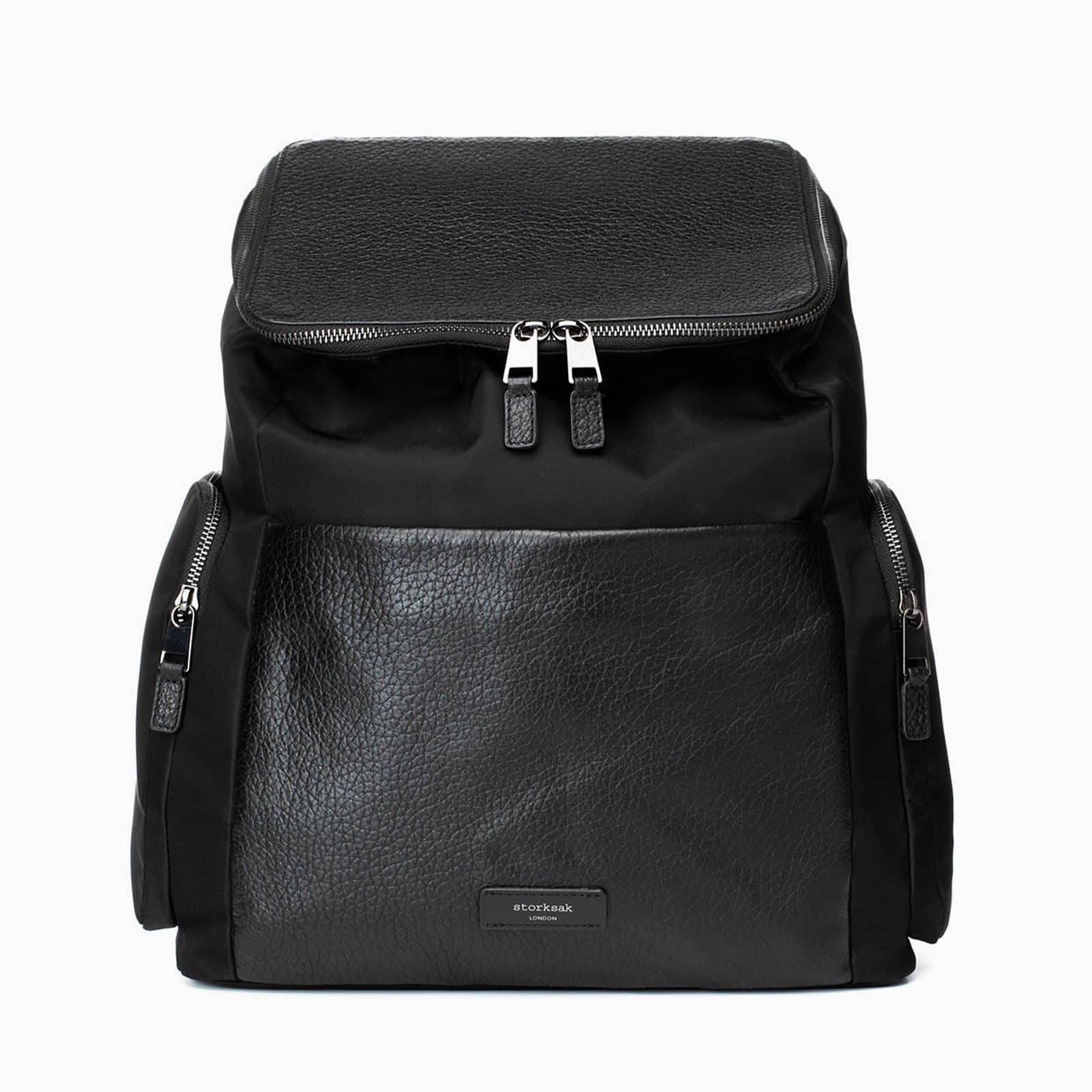 Storksak Alyssa Changing Bag - Black & Gunmetal