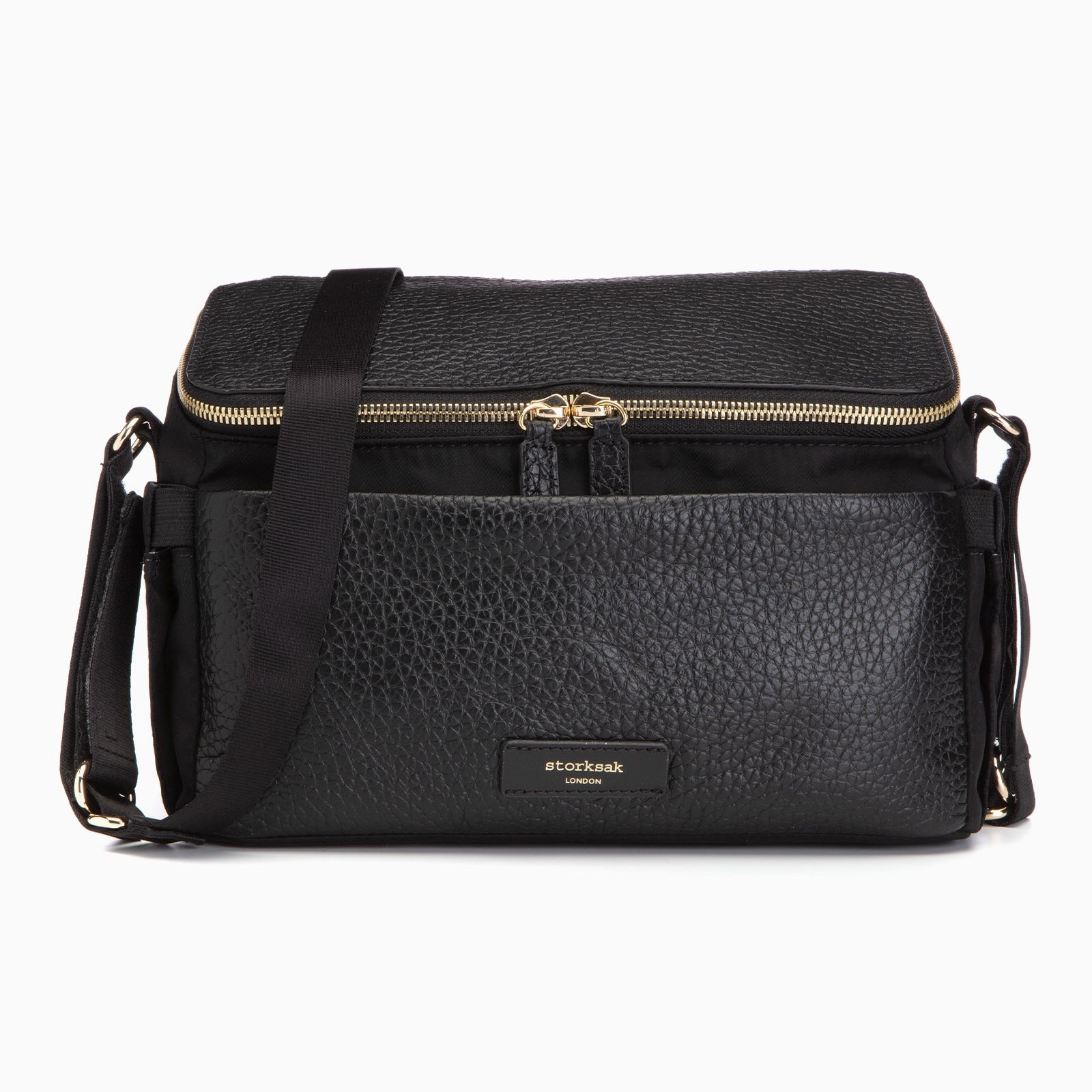 Storksak Alyssa Stroller Bag - Black & Gold