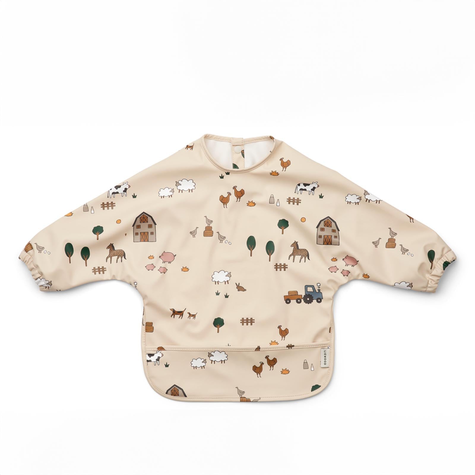 Liewood Long Sleeved Merle Cape Bib - Farm Mix