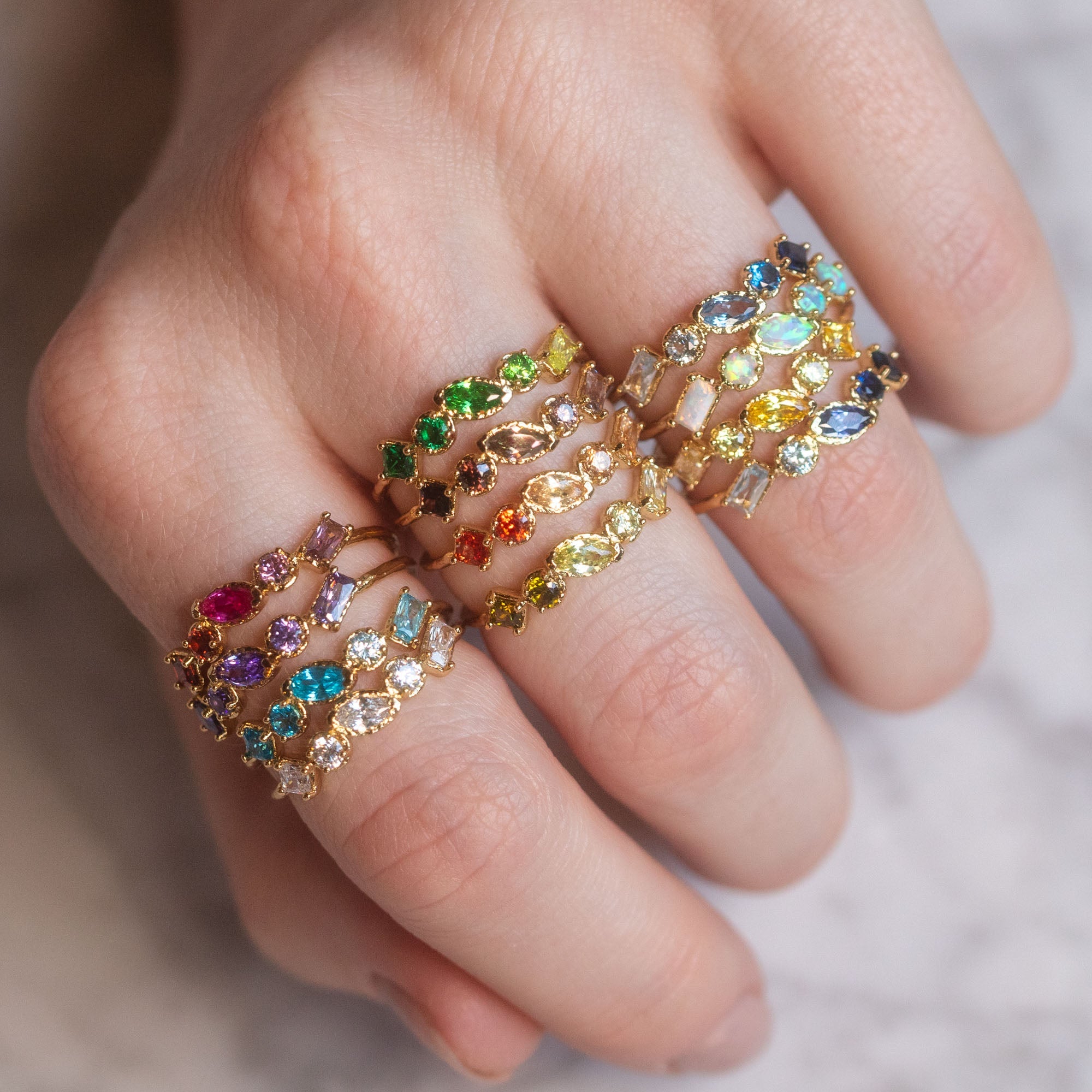 Shades of You Ombre Birthstone Ring Last Chance Sizes