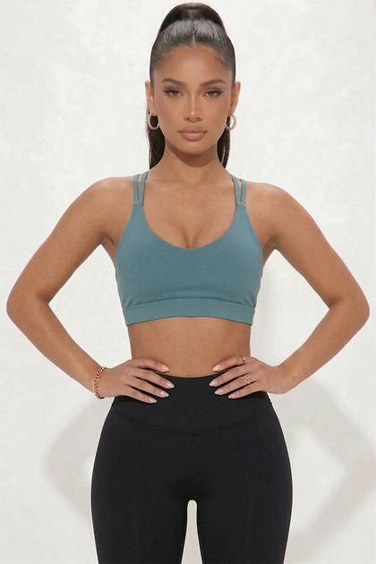 Criss Cross Back Sports Bra