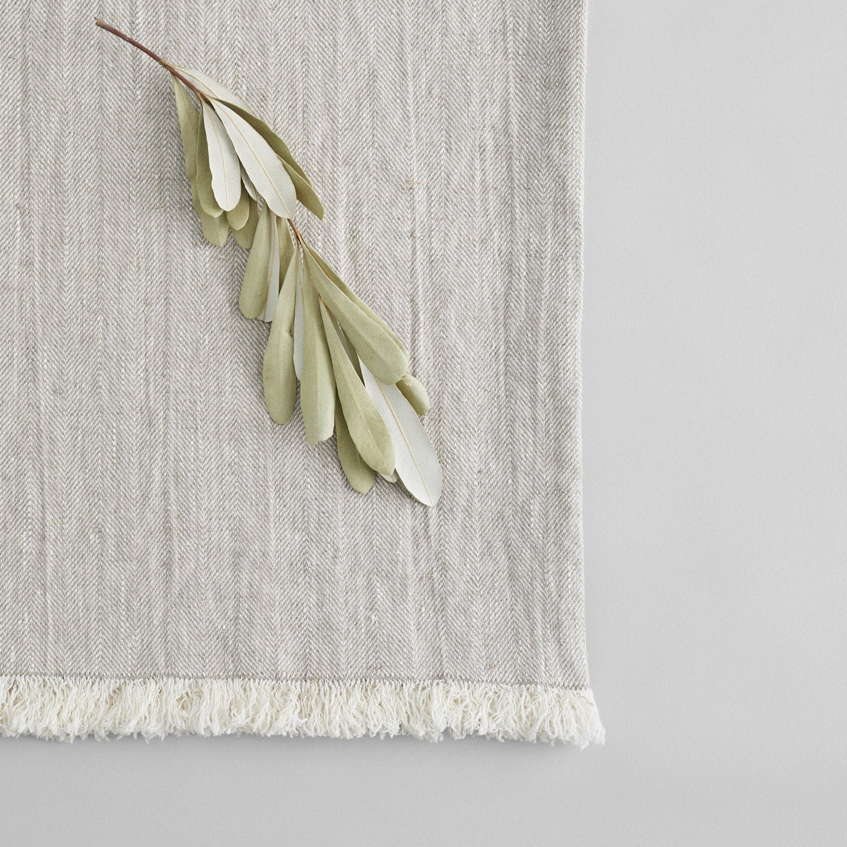 Linen Throw in Natural