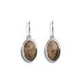 Heirloom Petoskey Drop Earrings - Sterling Silver