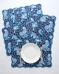 Tiger Queen - Set of 4 Placemats - Indigo