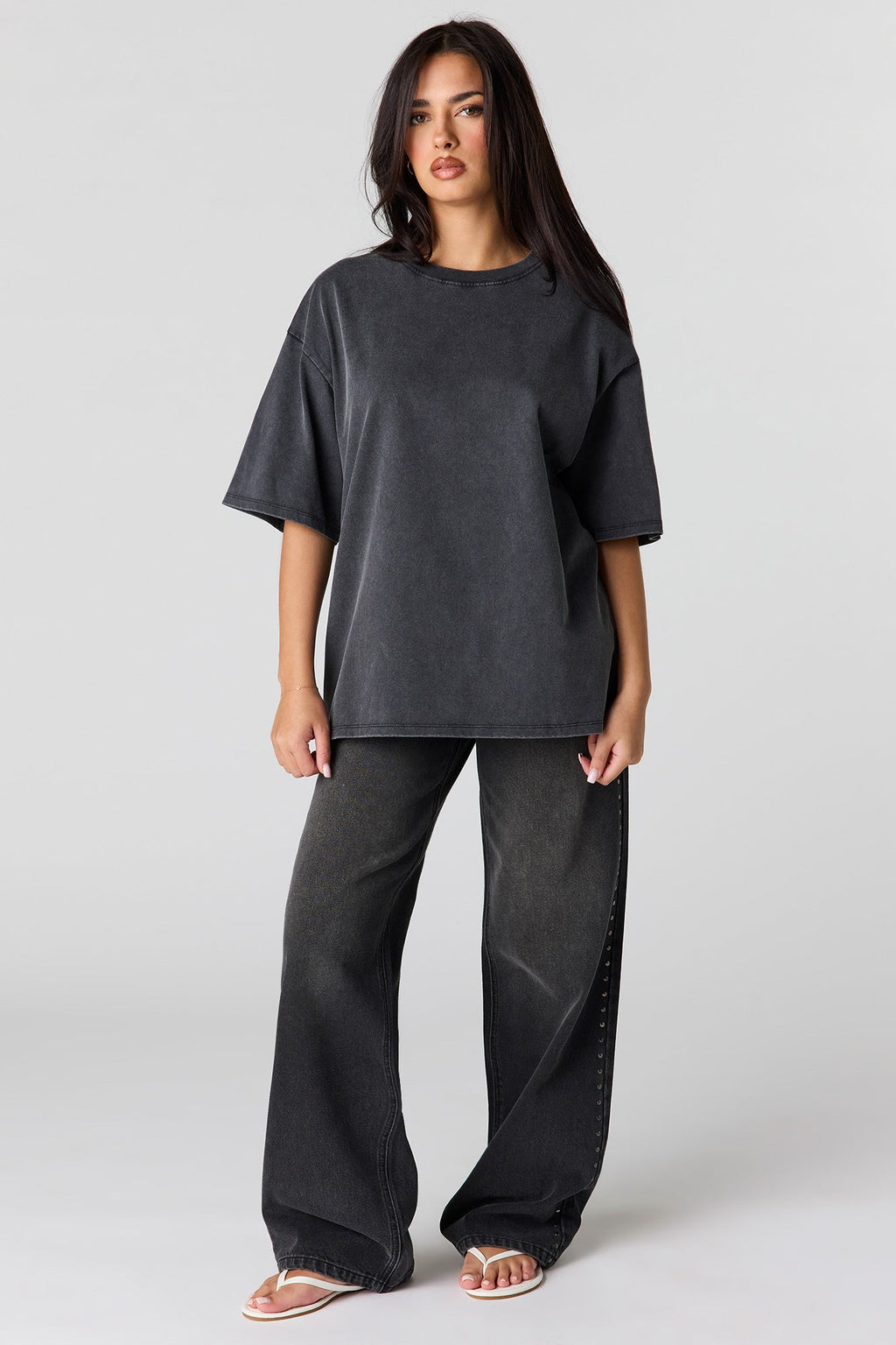 Luxe Heavy Cotton Washed Boyfriend T-Shirt
