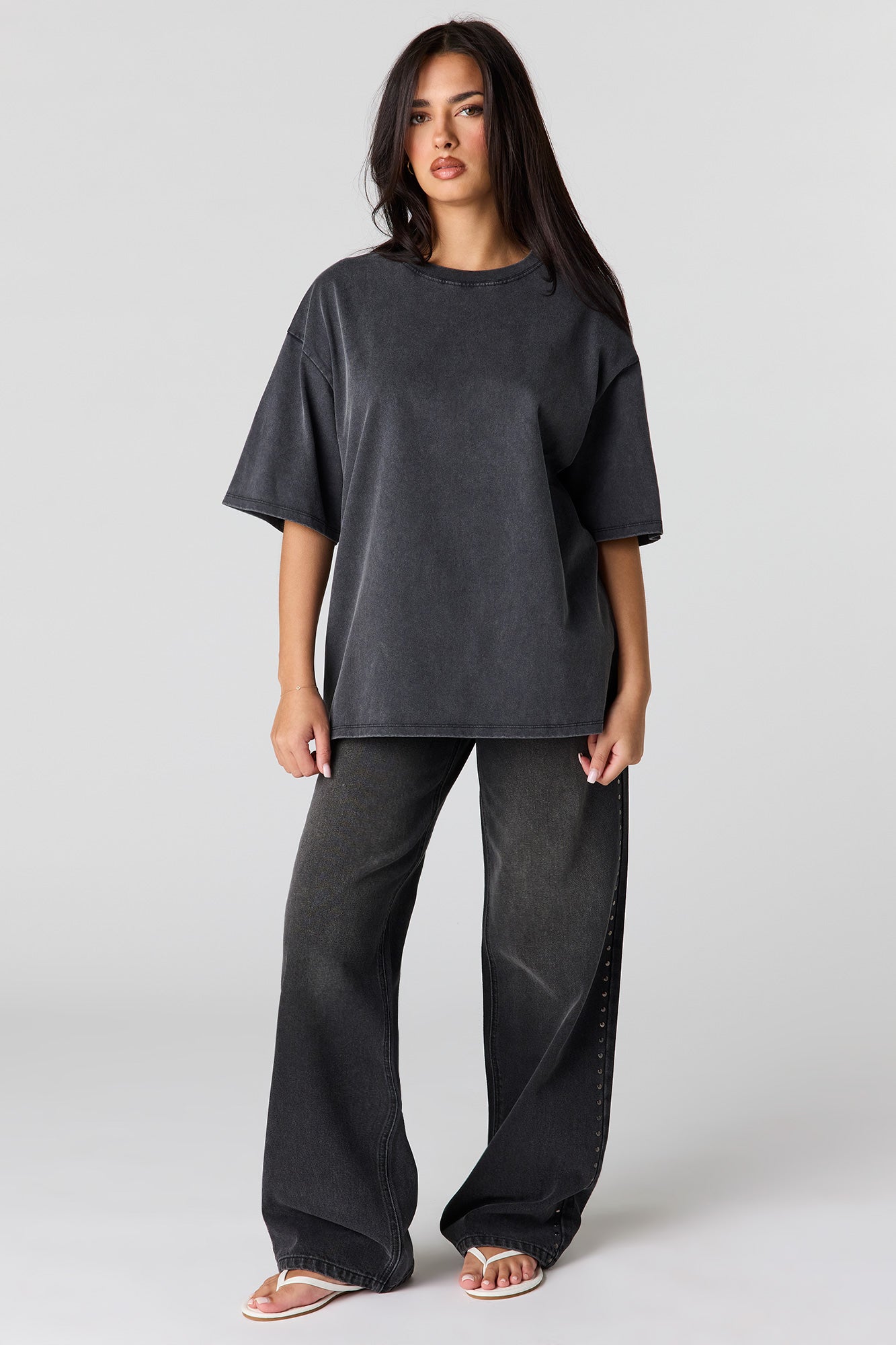 Luxe Heavy Cotton Washed Boyfriend T-Shirt