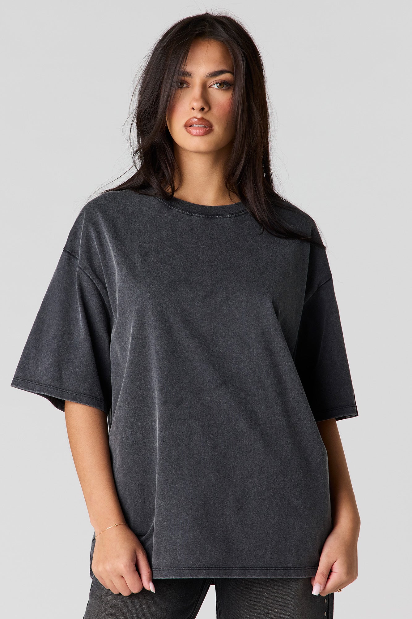 Luxe Heavy Cotton Washed Boyfriend T-Shirt