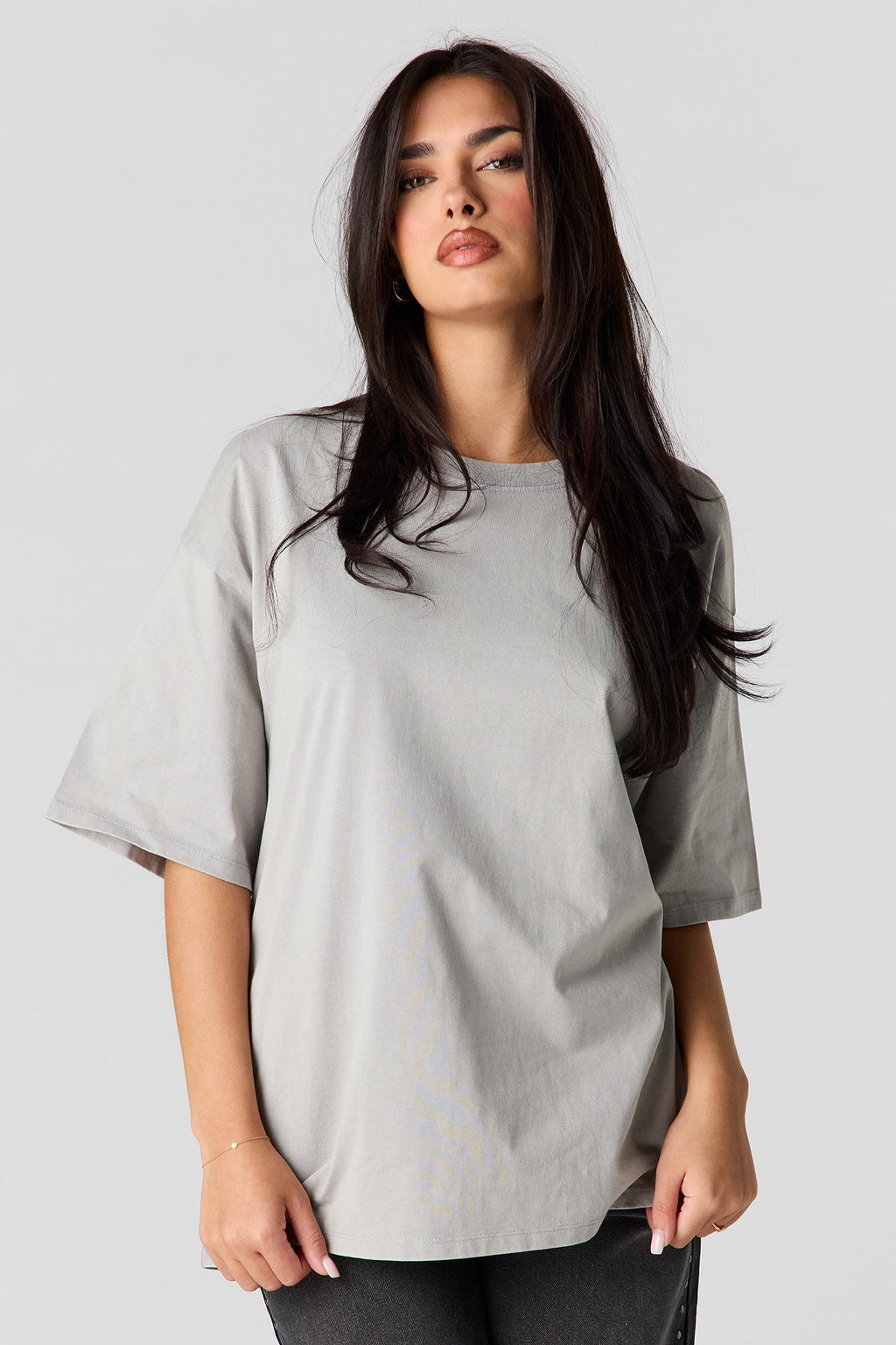 Luxe Heavy Cotton Washed Boyfriend T-Shirt