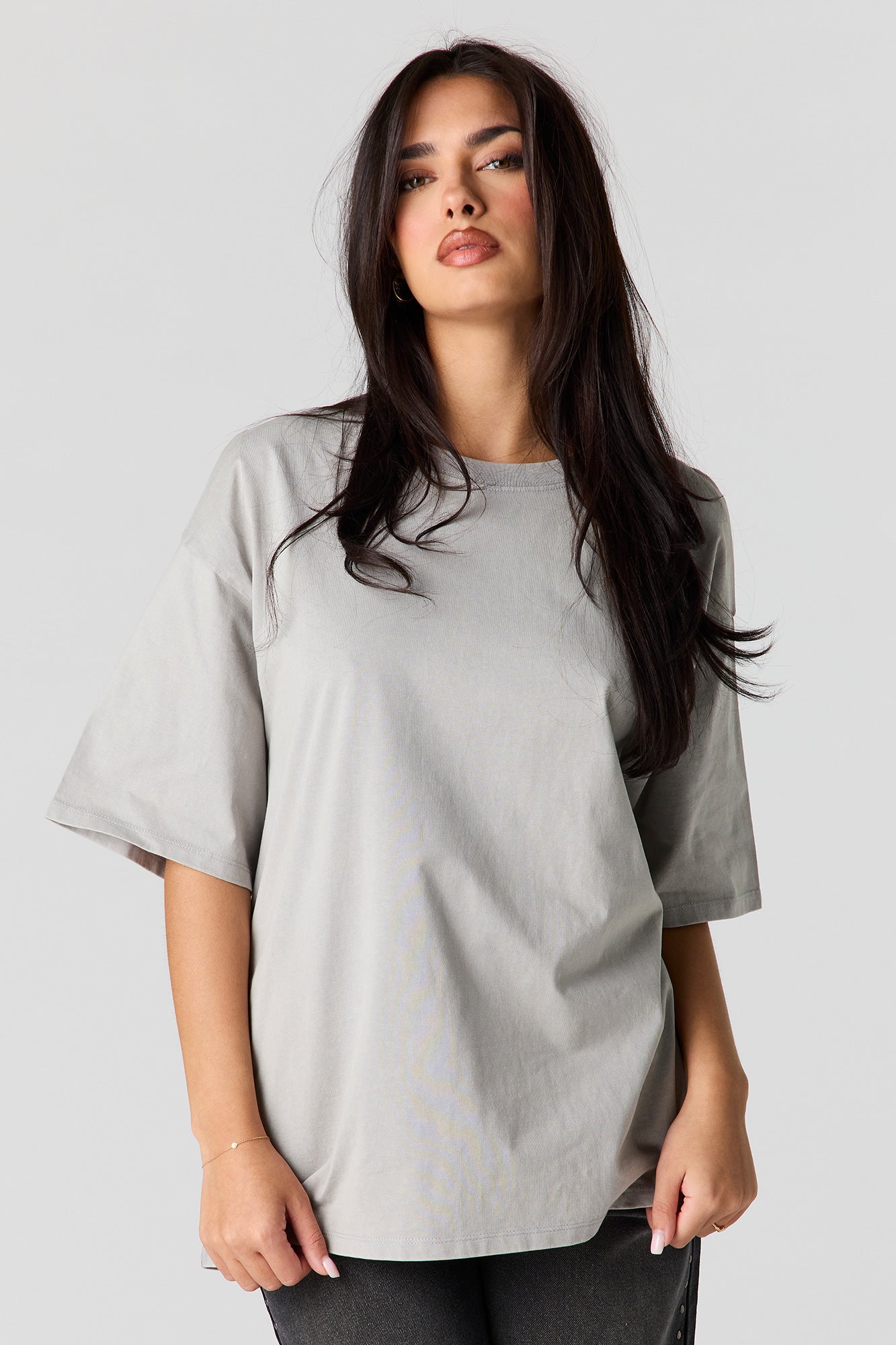 Luxe Heavy Cotton Washed Boyfriend T-Shirt