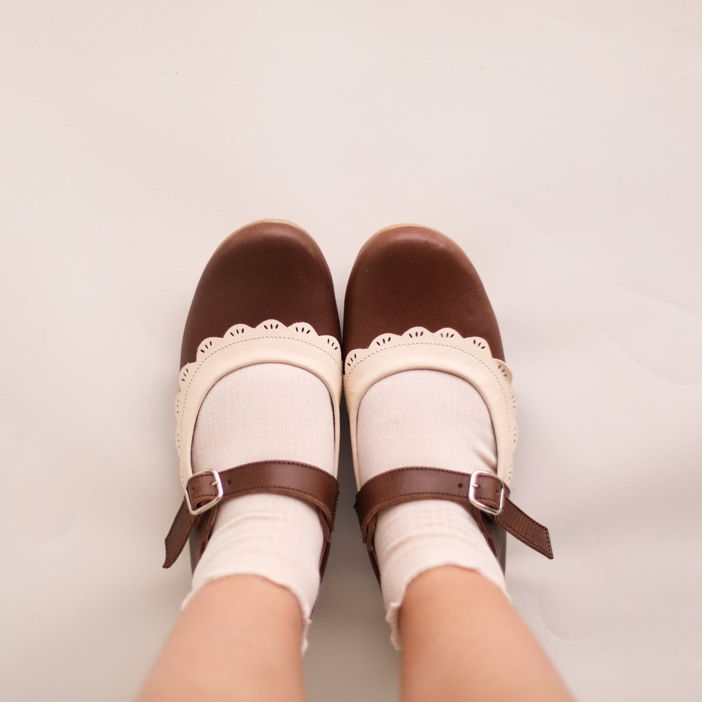 Espresso Marily Mary Janes {Women's Leather Shoes}