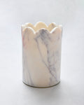 White Marble - Scalloped Wine & Champagne Chiller - 8 Oak Lane