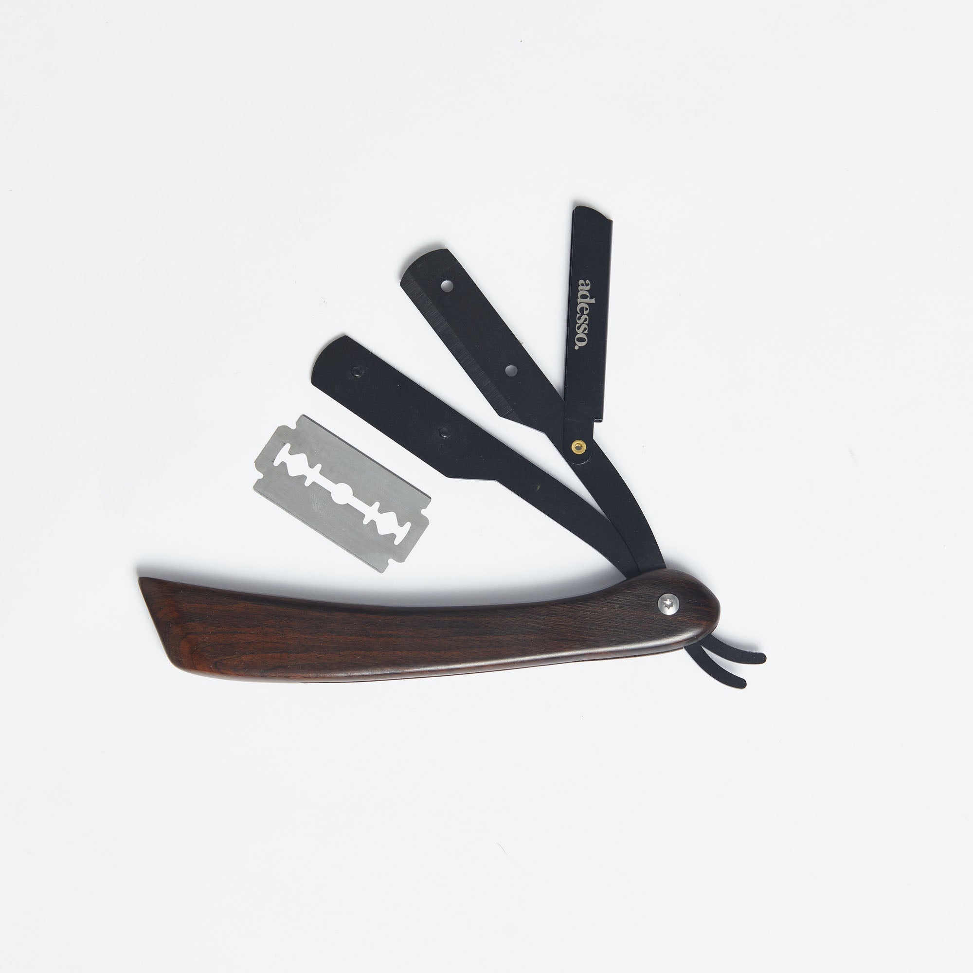 Black Sandalwood Straight Razor