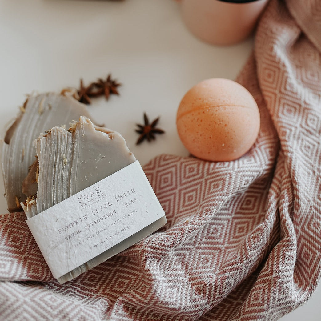 Pumpkin Spice Latte Soap Bar - Made in Canada