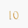 Beaded Small Hoops