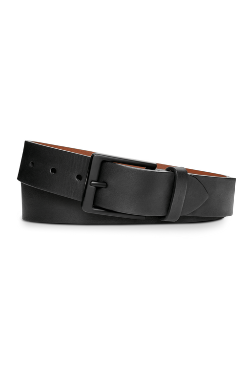 1 1/2" Lightning Bolt Keeper Belt - Black