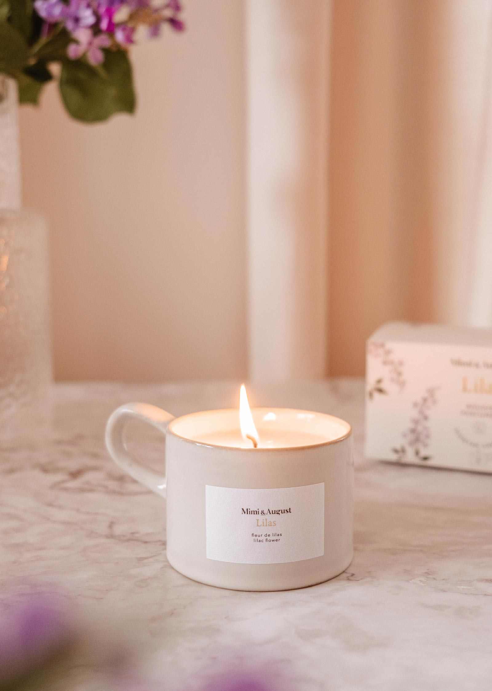 Lilac - Reusable Candle