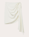 Haven Draped Jersey Mini Skirt