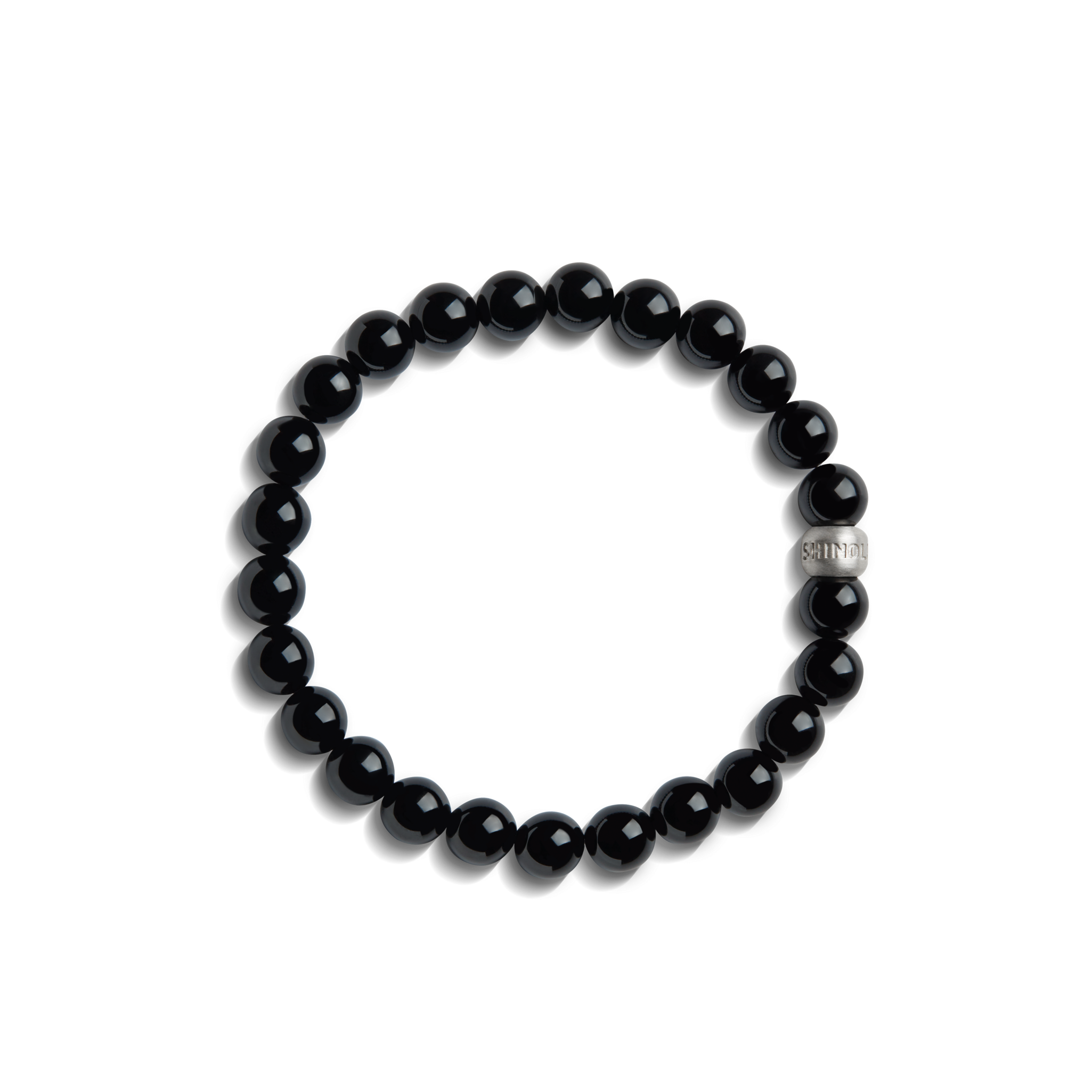 8mm Beaded Onyx Bracelet - Onyx