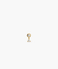 Piercing Studio - Lab Grown Diamond Round Drop Stud