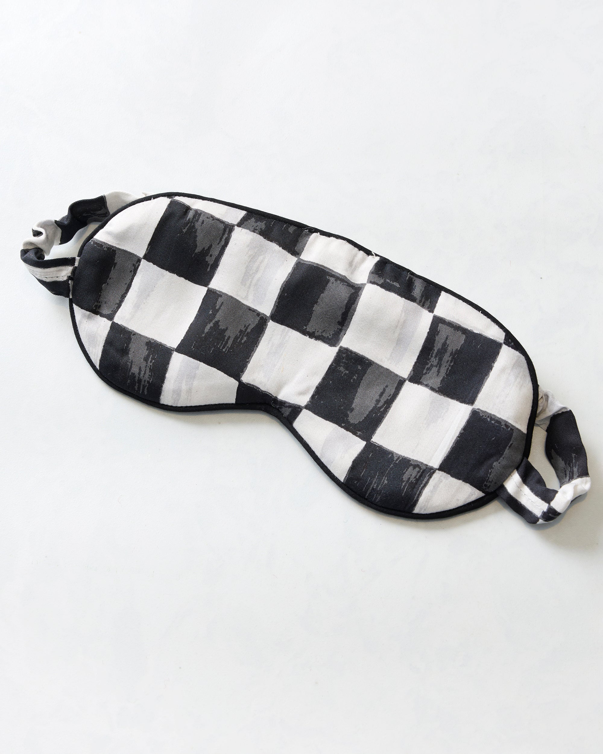 Courtly Check Bagheera - Eco Satin Eye Mask - Floral