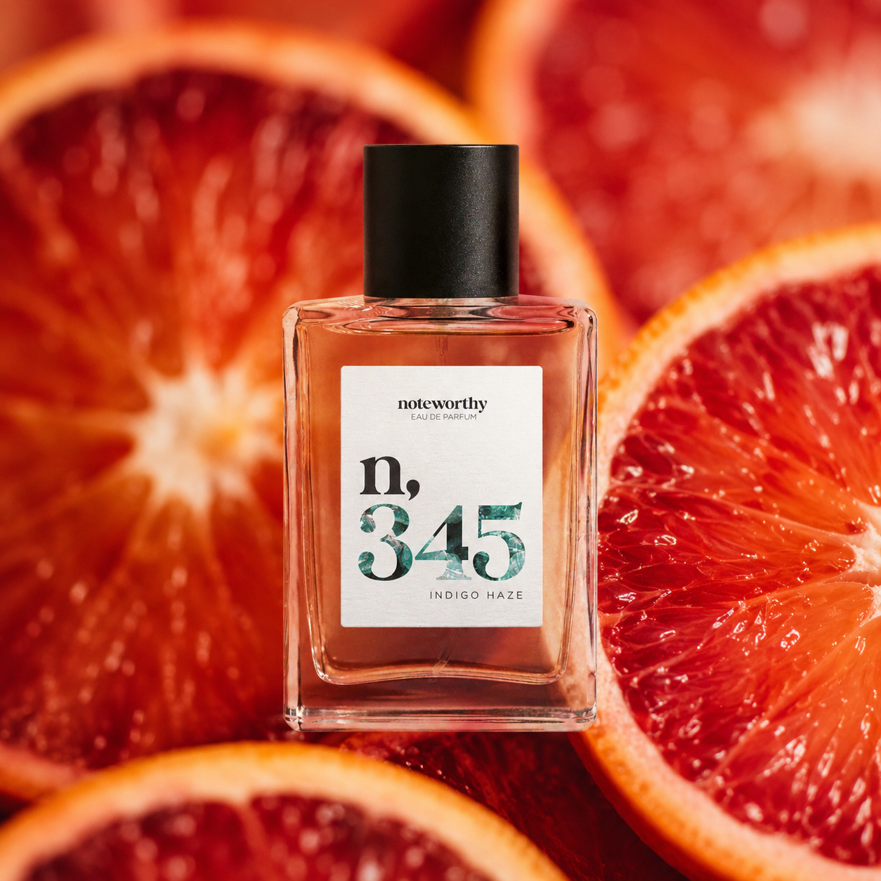 Noteworthy n,345 Eau De Parfum | Indigo Haze | Citrus, Lavender, Patchouli Fragrance