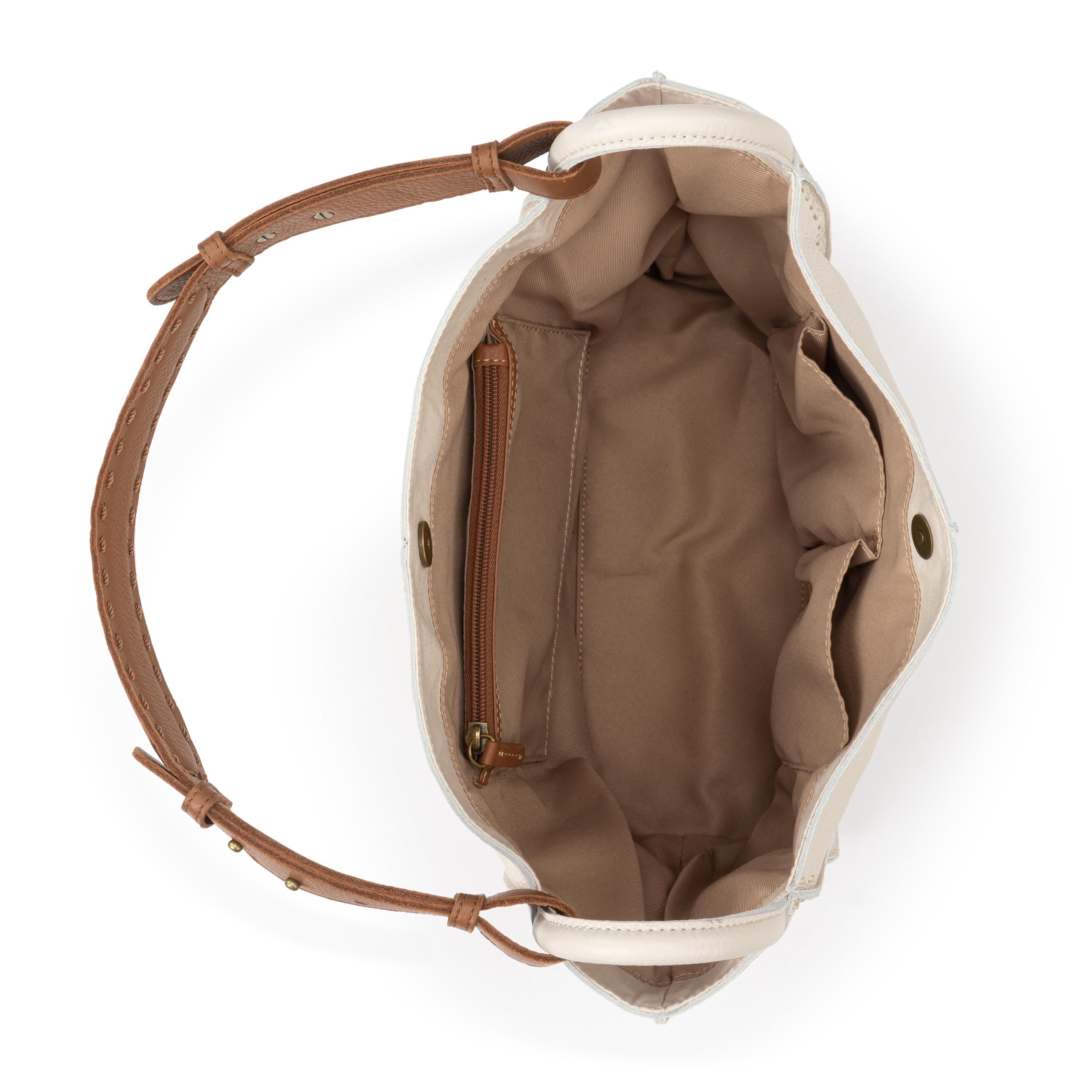 Los Feliz Medium Tote - Leather - Stone