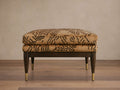 Fisher Square Ottoman in Moura Cognac
