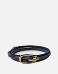 New Gamle Leather Bracelet, Gold Plated