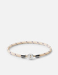Nexus Rope Bracelet, Sterling Silver / Natural/Navy