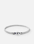 Nexus Cable Bracelet, Sterling Silver